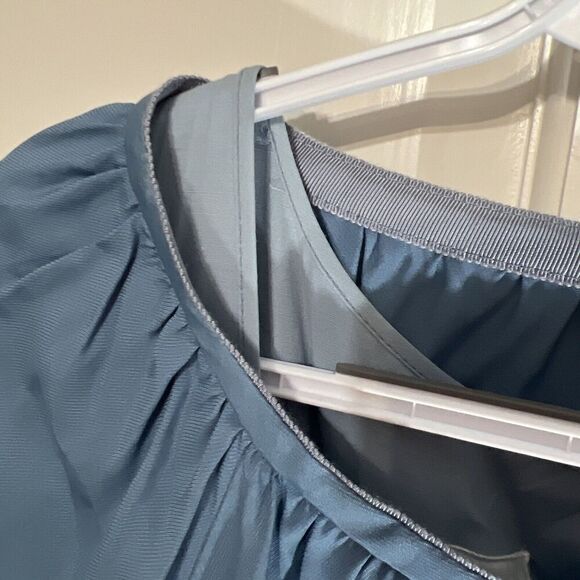 Hugo Boss Blue Dress Crocheted Short sleeve size 4 - Picture 5 of 12